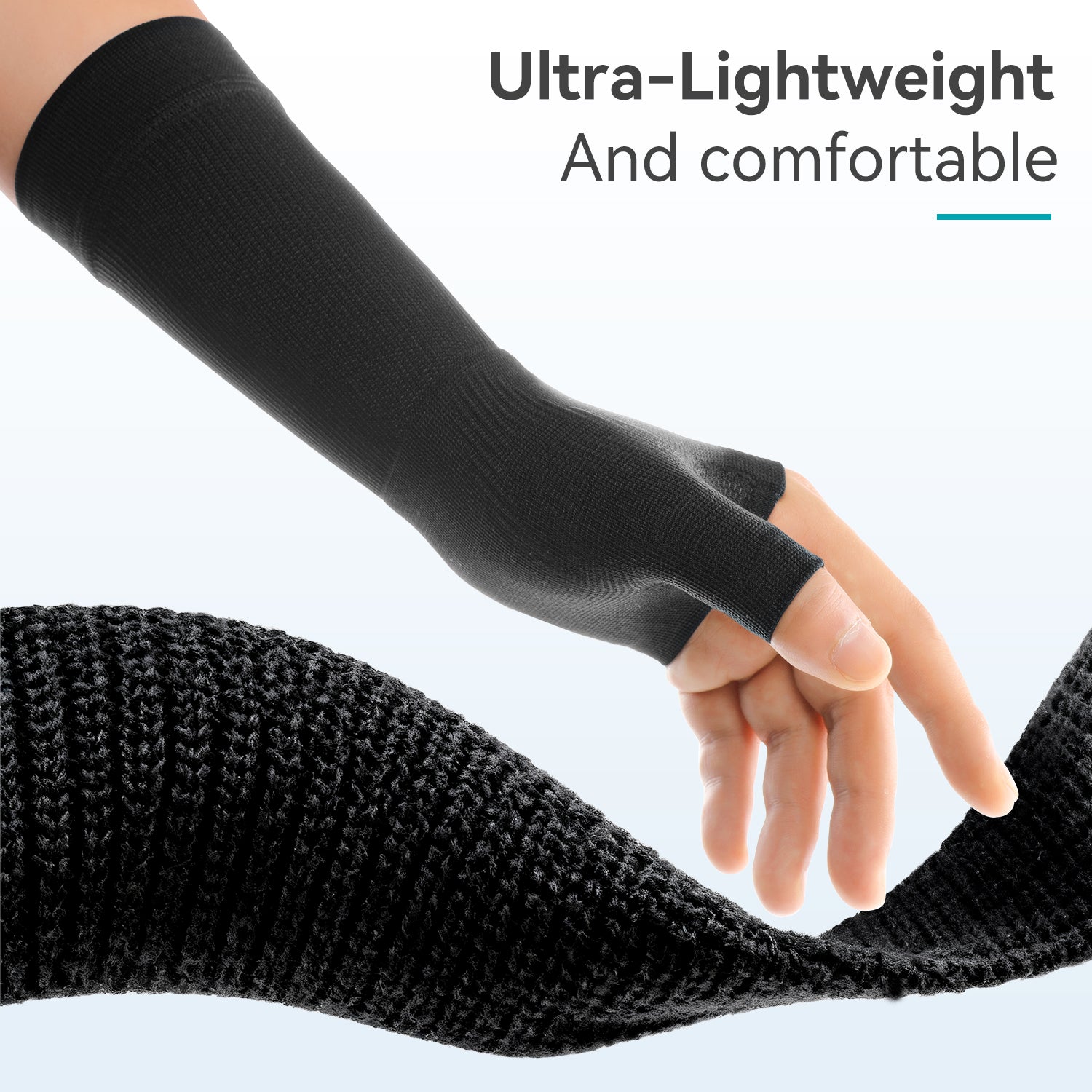CMC Thumb Brace Wrist Sleeve: copper-infused, lightweight, breathable, for all-day thumb and wrist support.