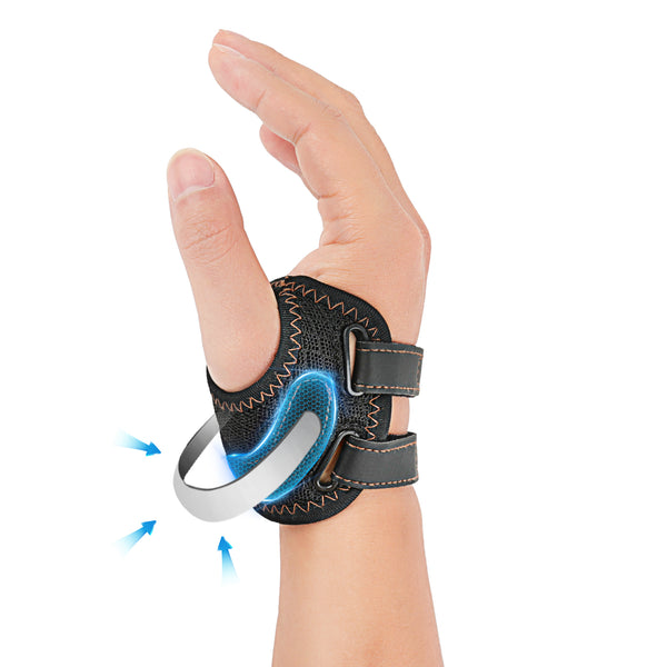 Right-hand Fortemotus CMC Thumb Brace main image, showing ergonomic support and pain relief design
